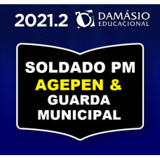 REGULAR PARA SOLDADO DA POLÍCIA MILITAR - PM - POLICIA PENAL (AGEPEN) E GUARDAS MUNICIPAIS - DAMÁSIO 2021.2 - SEGUNDO SEMESTRE