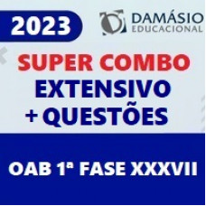 OAB 1ª FASE XXXVII 37 – SUPER COMBO (EXTENSIVO + QUESTÕES) DAMÁSIO - 2023