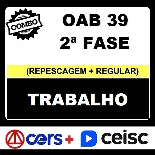 Rateio OAB 39º Exame (XXXIX) - 1ª Fase - Acesso Total - 2023 - CERS