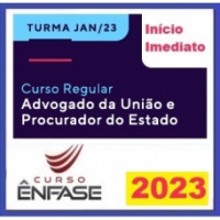 AGU E PROCURADORIA ESTADUAL - CURSO REGULAR - ENFASE 2023