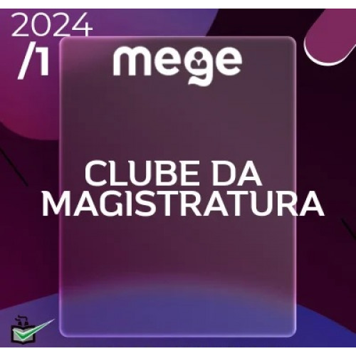 Rateio Clube Da Magistratura 2023 Anual Premium - Mege - Rateio de Cursos