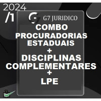 COMBO - PROCURADORIAS ESTADUAIS  + COMPLEMENTARES + LPE - G7 JURÍDICO 2024