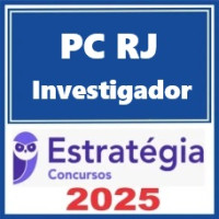 PCE - RJ (Investigador)  + Pacote Passo Estratégico Estratégia 2025 