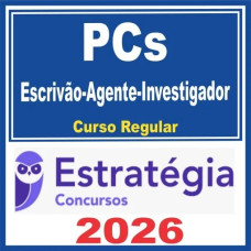 PCs (Escrivão Agente Investigador) Curso Regular – Estratégia 2026