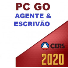 AGENTE E ESCRIVÃO - PC GO ( POLÍCIA CIVIL DE GOIÁS - PCGO ) - CERS 2020